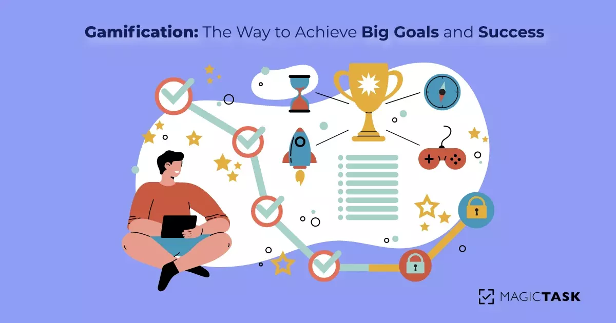 Gamification to achieve big goals