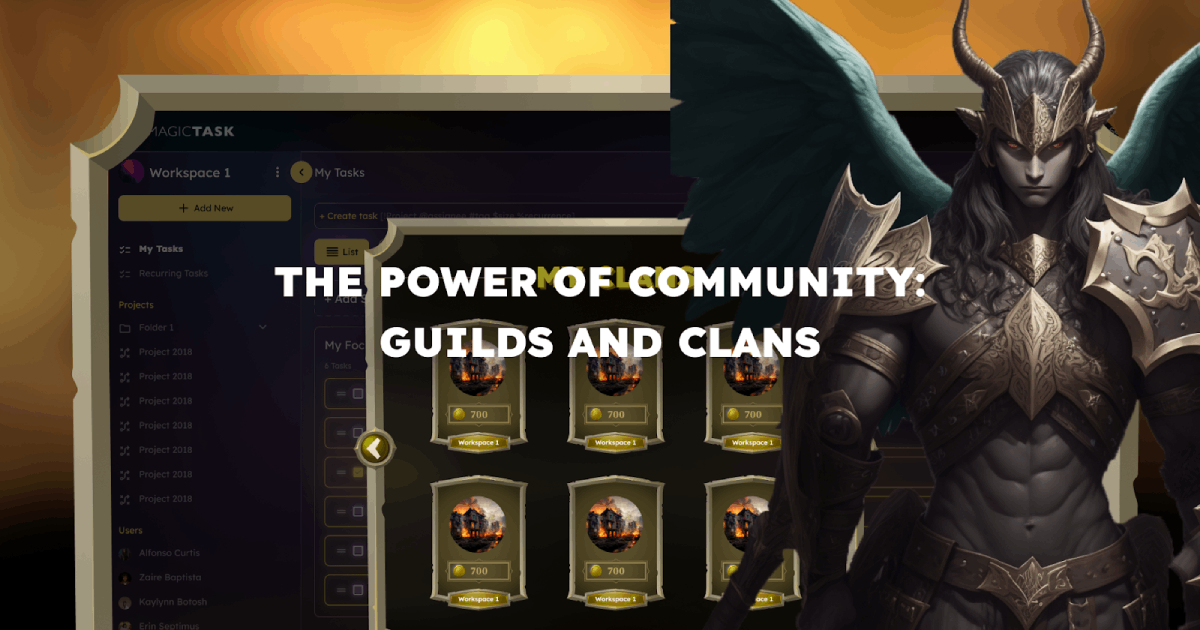 MagicTask Guilds and Clans
