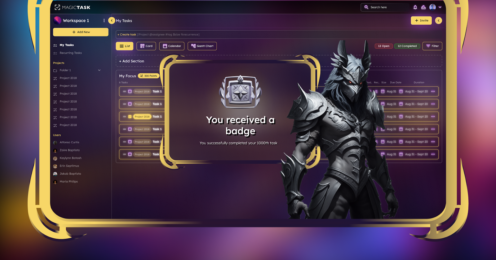 MagicTask Reward