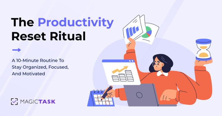 The Productivity Reset Ritual: A 10-Minute Daily Routine to Stay Organized and Motivated